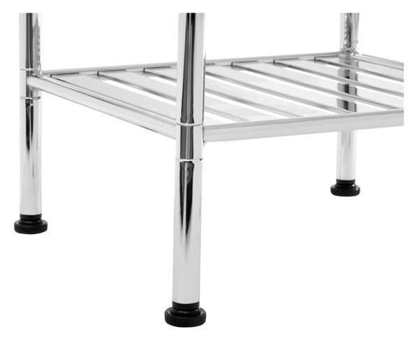 Kúpeľňový regál v striebornej farbe 34x80 cm – Premier Housewares