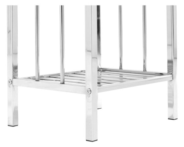 Kúpeľňový regál v striebornej farbe 33x73 cm – Premier Housewares