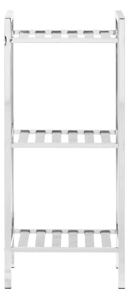 Kúpeľňový regál v striebornej farbe 33x73 cm – Premier Housewares