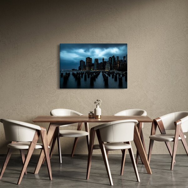 Obraz - Pohľad na mrakodrapy New Yorku (90x60 cm)