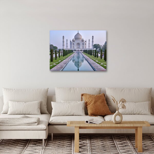 Obraz - Taj Mahal za východu slnka (70x50 cm)