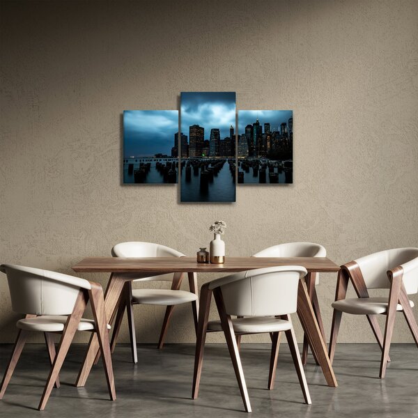 Obraz - Pohľad na mrakodrapy New Yorku (90x60 cm)