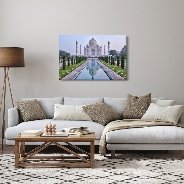 Obraz - Taj Mahal za východu slnka (90x60 cm)