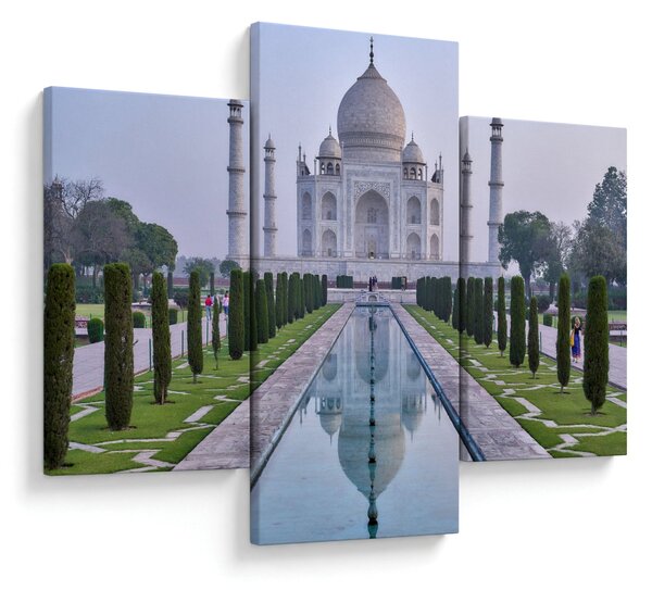 Obraz - Taj Mahal za východu slnka (90x60 cm)