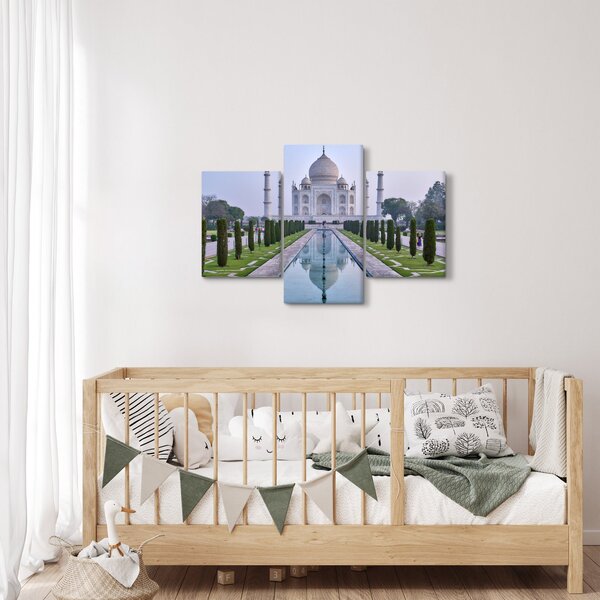 Obraz - Taj Mahal za východu slnka (90x60 cm)