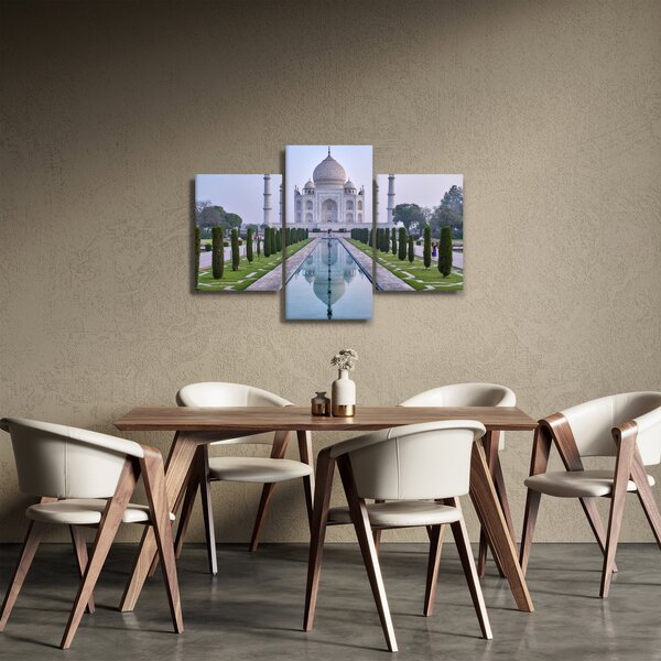 Obraz - Taj Mahal za východu slnka (90x60 cm)