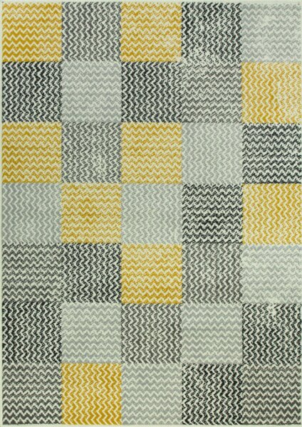 Koberec Luna 503568/89935 Patchwork žltý