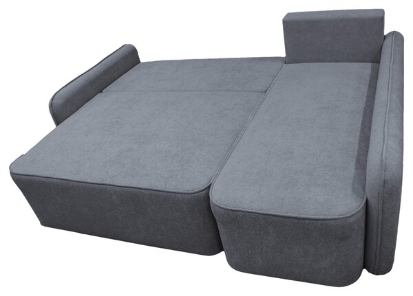 ROHOVÁ SEDAČKA, textil, sivá MID.YOU - Sedačky, Online Only