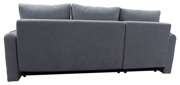 ROHOVÁ SEDAČKA, textil, sivá MID.YOU - Sedačky, Online Only