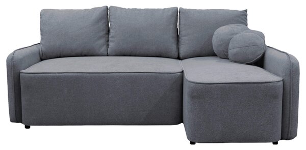 ROHOVÁ SEDAČKA, textil, sivá MID.YOU - Sedačky, Online Only