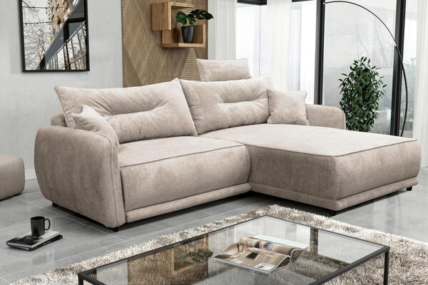 ROHOVÁ SEDAČKA, textil, béžová MID.YOU - Sedačky, Online Only