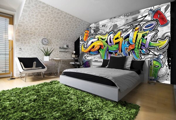 Fototapeta - Farebné Graffiti (152,5x104 cm)