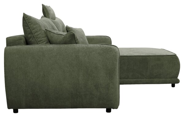 ROHOVÁ SEDAČKA, textil, zelená MID.YOU - Sedačky, Online Only