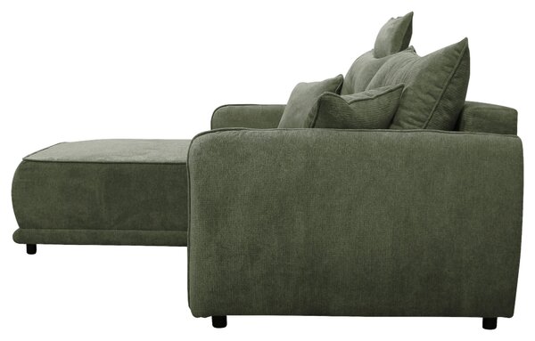 ROHOVÁ SEDAČKA, textil, zelená MID.YOU - Sedačky, Online Only