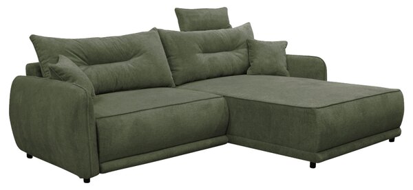 ROHOVÁ SEDAČKA, textil, zelená MID.YOU - Sedačky, Online Only