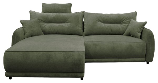ROHOVÁ SEDAČKA, textil, zelená MID.YOU - Sedačky, Online Only