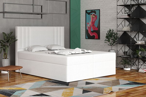 Americká posteľ 120x200 CARA - biela