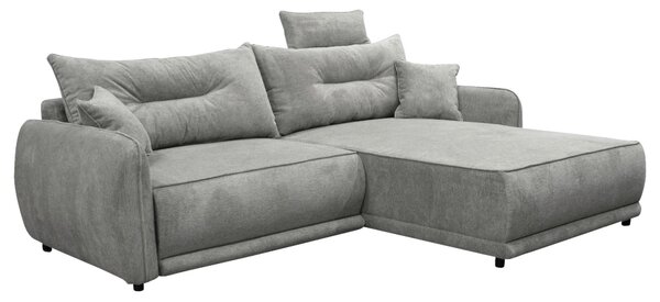 ROHOVÁ SEDAČKA, textil, sivá MID.YOU - Sedačky, Online Only