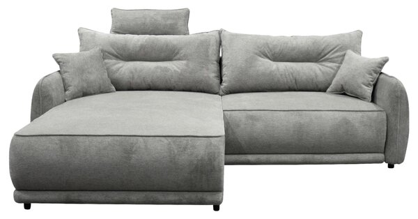 ROHOVÁ SEDAČKA, textil, sivá MID.YOU - Sedačky, Online Only