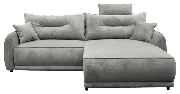 ROHOVÁ SEDAČKA, textil, sivá MID.YOU - Sedačky, Online Only