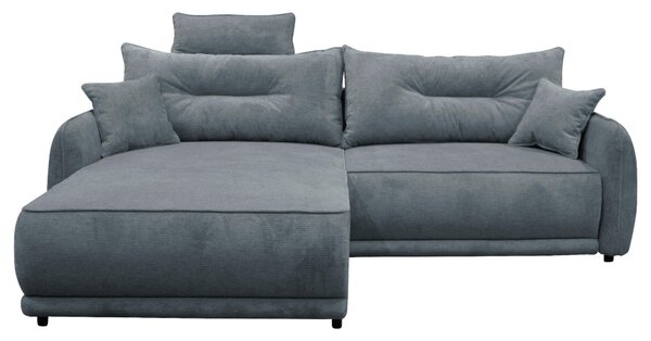 ROHOVÁ SEDAČKA, textil, modrá MID.YOU - Sedačky, Online Only