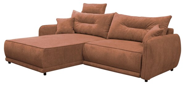 ROHOVÁ SEDAČKA, textil, hrdzavá MID.YOU - Sedačky, Online Only