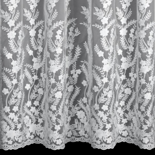 ZÁCLONA NA KRÚŽKOCH TALINA 300 CM X 250 CM VZOROVANÁ