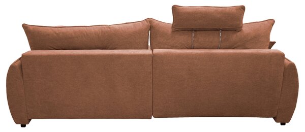 ROHOVÁ SEDAČKA, textil, hrdzavá MID.YOU - Sedačky, Online Only