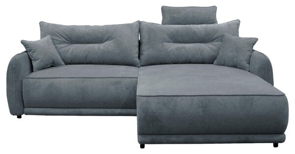 ROHOVÁ SEDAČKA, textil, modrá MID.YOU - Sedačky, Online Only