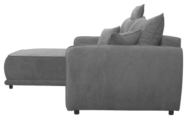 ROHOVÁ SEDAČKA, textil, antracitová MID.YOU - Sedačky, Online Only