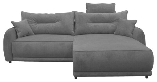 ROHOVÁ SEDAČKA, textil, antracitová MID.YOU - Sedačky, Online Only
