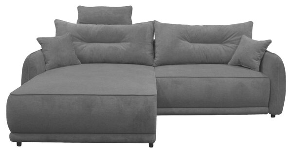 ROHOVÁ SEDAČKA, textil, antracitová MID.YOU - Sedačky, Online Only