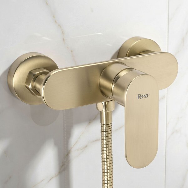 Sprchová batéria REA DROP Brush Gold