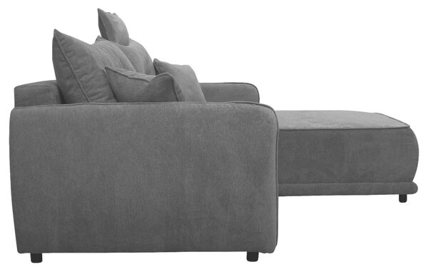 ROHOVÁ SEDAČKA, textil, antracitová MID.YOU - Sedačky, Online Only