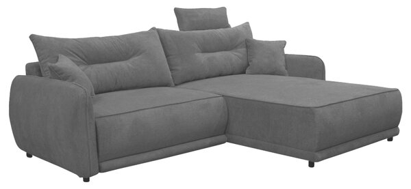 ROHOVÁ SEDAČKA, textil, antracitová MID.YOU - Sedačky, Online Only