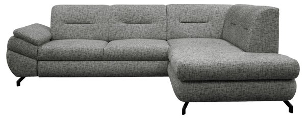 ROHOVÁ SEDAČKA, textil, sivá MID.YOU - Sedačky, Online Only