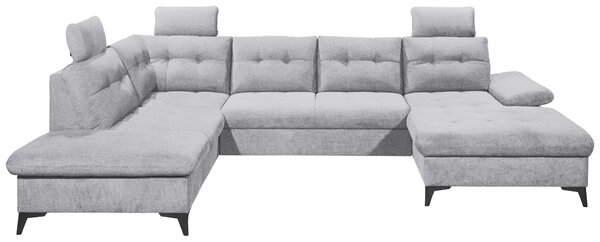 SEDACIA SÚPRAVA, textil, svetlosivá MID.YOU - Sedačky, Online Only