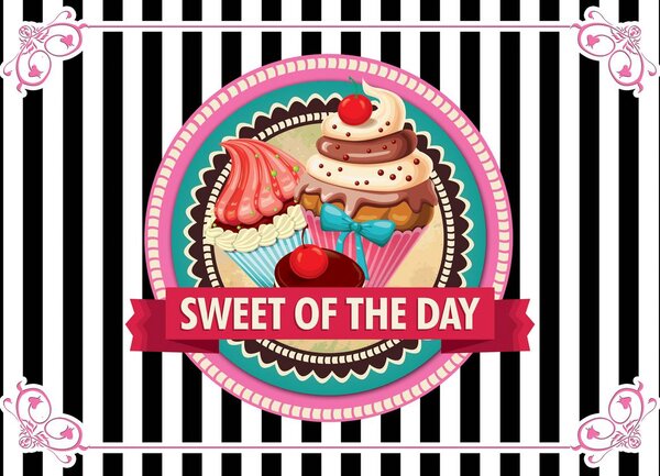 Fototapeta - Cupcake (152,5x104 cm)