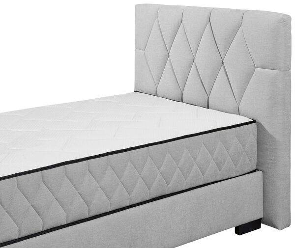 AMERICKÁ POSTEĽ, 120/200 cm, svetlosivá MID.YOU - Online Only spálne, Online Only