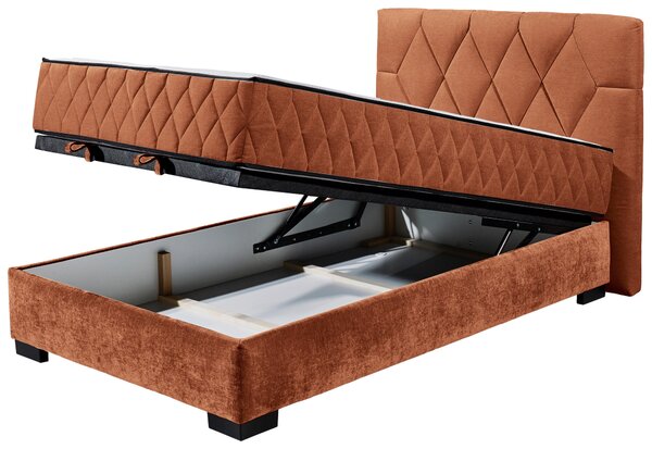 AMERICKÁ POSTEĽ, 120/200 cm, koňaková MID.YOU - Online Only spálne, Online Only