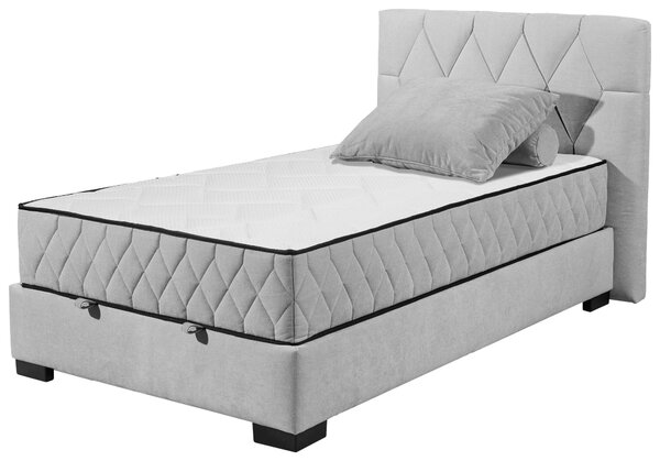 AMERICKÁ POSTEĽ, 120/200 cm, svetlosivá MID.YOU - Online Only spálne, Online Only