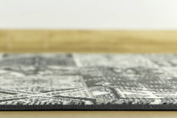 Behúň Luna 503754/89922 - patchwork sivý