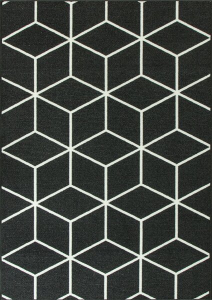 Koberec Cubes 29 grafitový