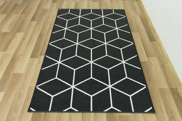 Koberec Cubes 29 grafitový