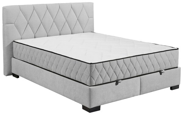 AMERICKÁ POSTEĽ, 160/200 cm, svetlosivá MID.YOU - Online Only spálne, Online Only
