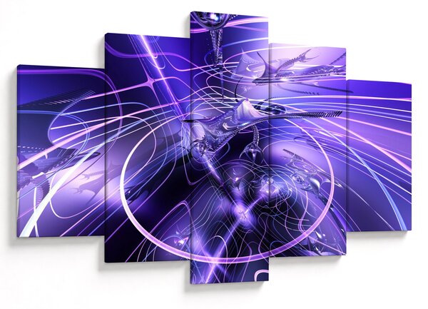 Obraz technické abstrakcie (150x105 cm)