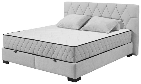 AMERICKÁ POSTEĽ, 180/200 cm, svetlosivá MID.YOU - Online Only spálne, Online Only