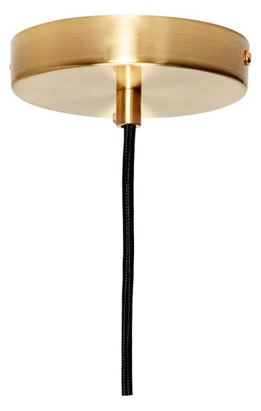 Zelené sklenené závesné svietidlo ø 20 cm Ripple – Hübsch