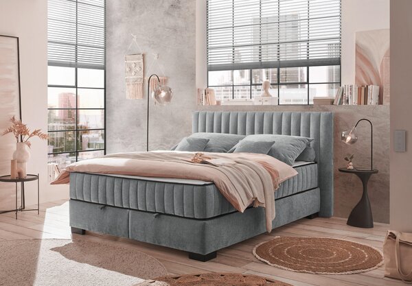 AMERICKÁ POSTEĽ, 160/200 cm, antracitová MID.YOU - Online Only spálne, Online Only