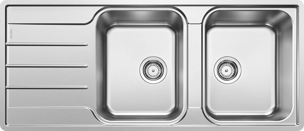 Sink Blanco Lemis 8 S-IF brushed stainless steel, without eccentric